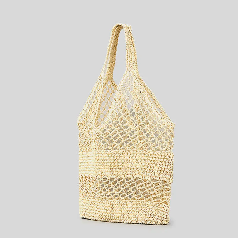 Beach Bag For Women Beach Holiday Hollow Woven Straw Bag