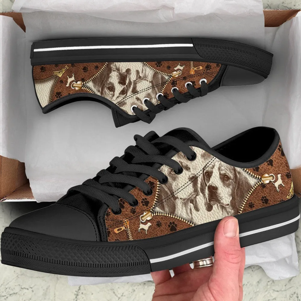 Beagle Low Top Shoes - Low Top Sneaker - Dog Walking Shoes Men Women, Dog Printed Shoes, Canvas Shoes For Men, Women