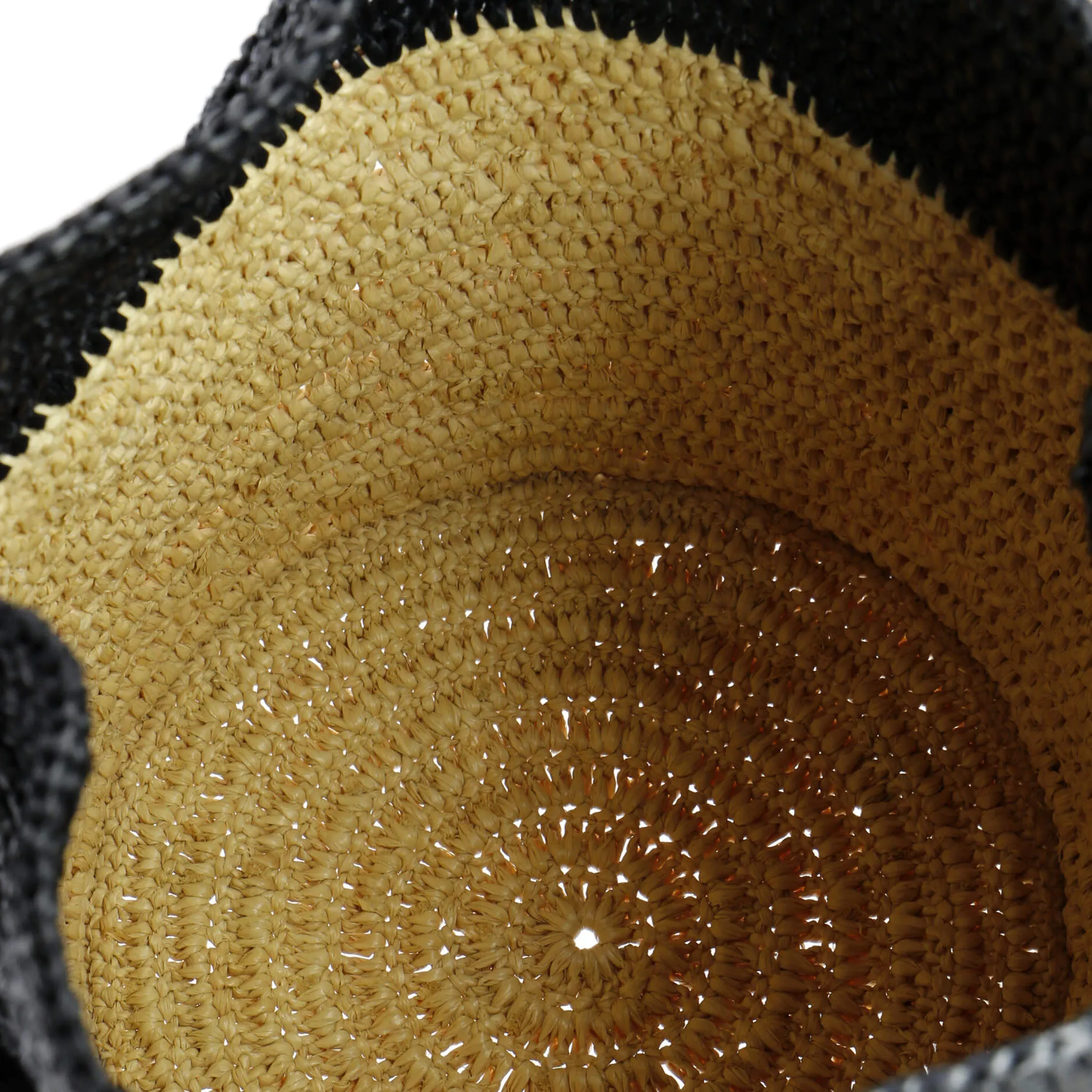 Big Bag Bucket Woven Raffia Nano