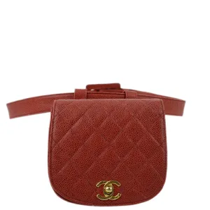 Chanel 1989-1991 Caviar Waist Bum Bag #75