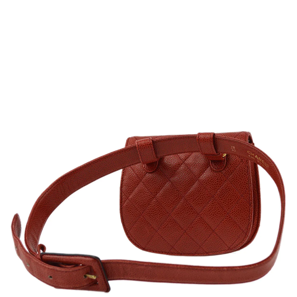 Chanel 1989-1991 Caviar Waist Bum Bag #75