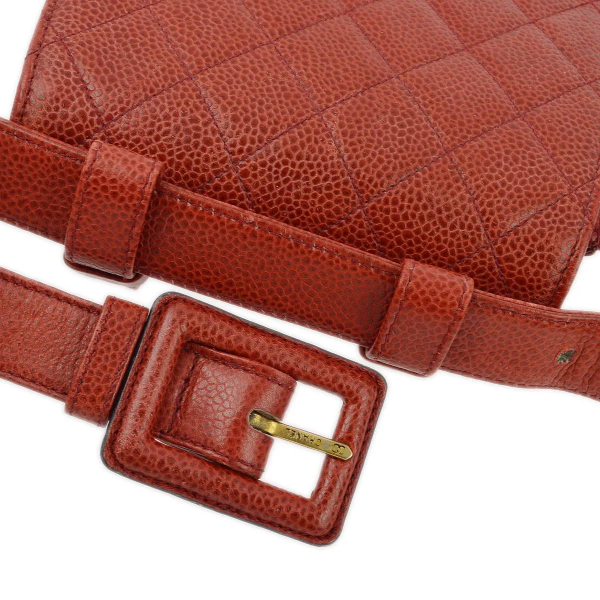 Chanel 1989-1991 Caviar Waist Bum Bag #75