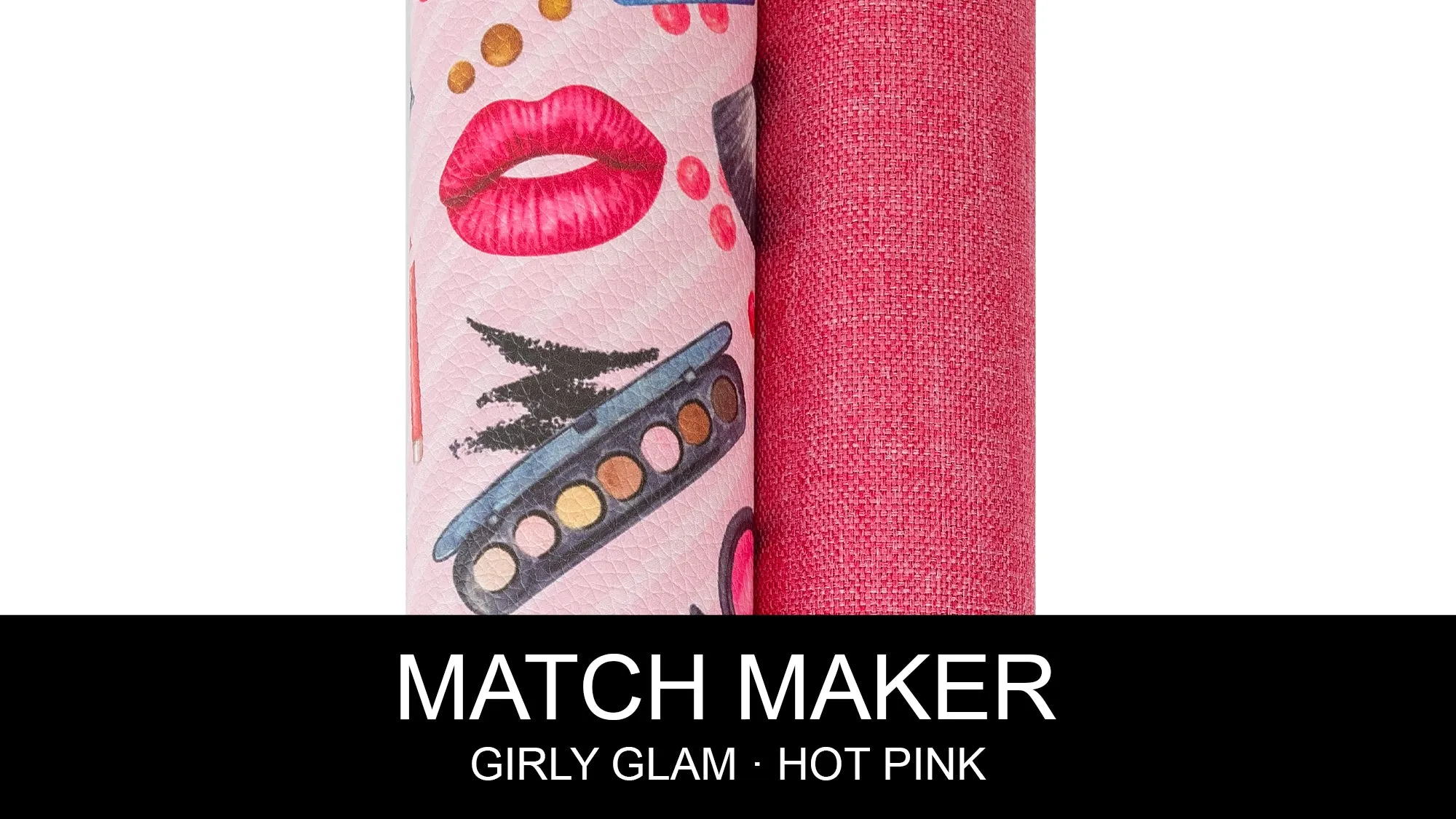 Girly Glam Printed Vinyl 18" x 53" Roll  | Pebble Texture