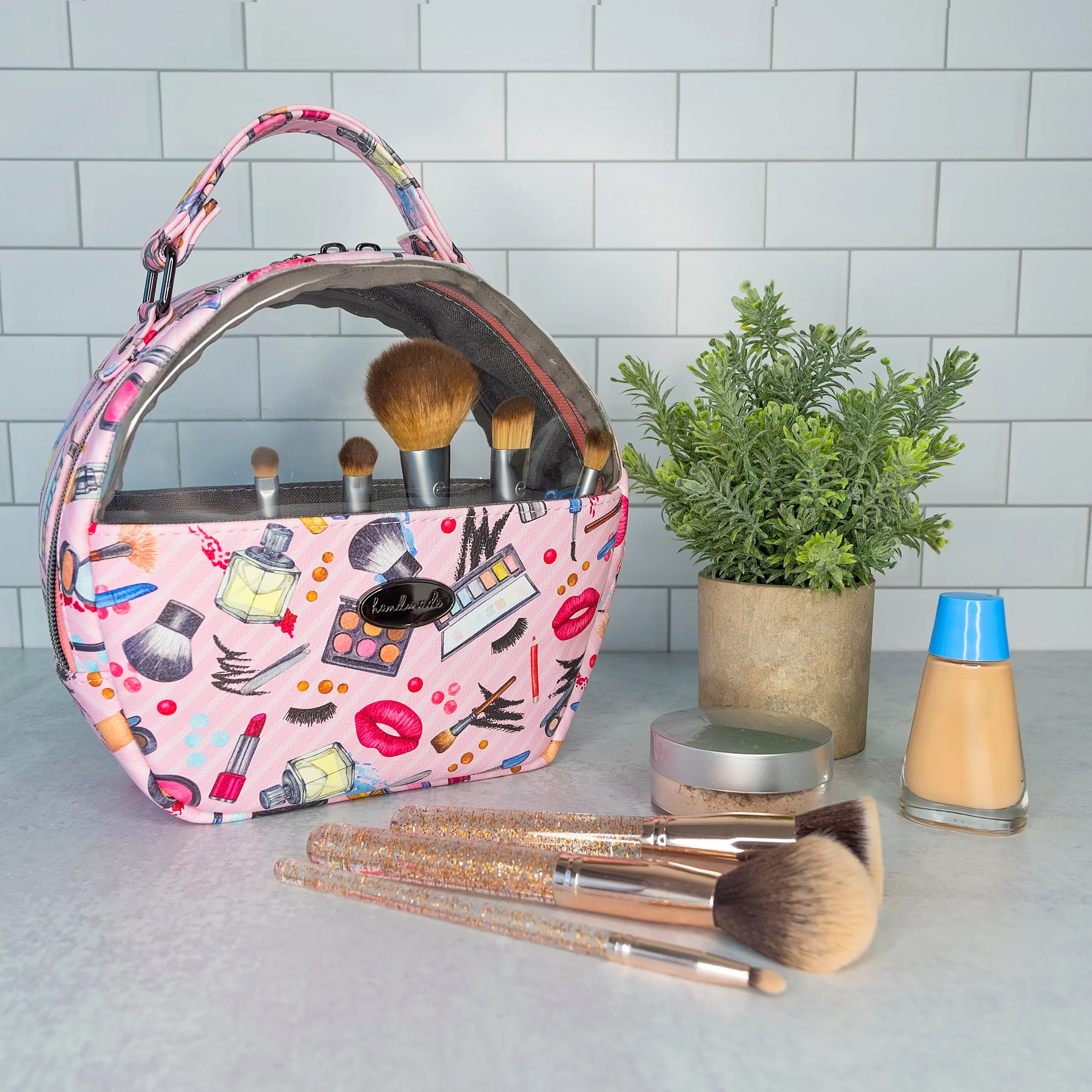 Girly Glam Printed Vinyl 18" x 53" Roll  | Pebble Texture