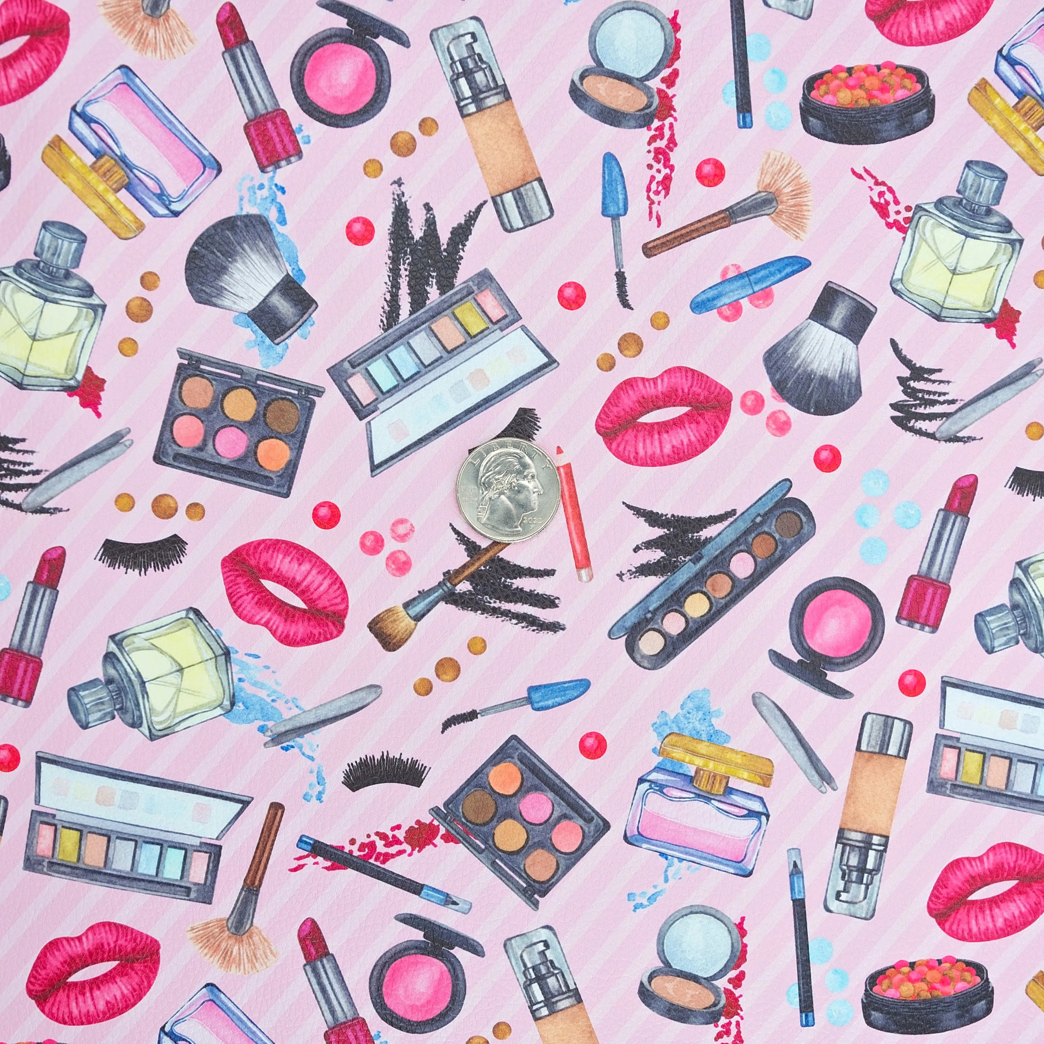 Girly Glam Printed Vinyl 18" x 53" Roll  | Pebble Texture