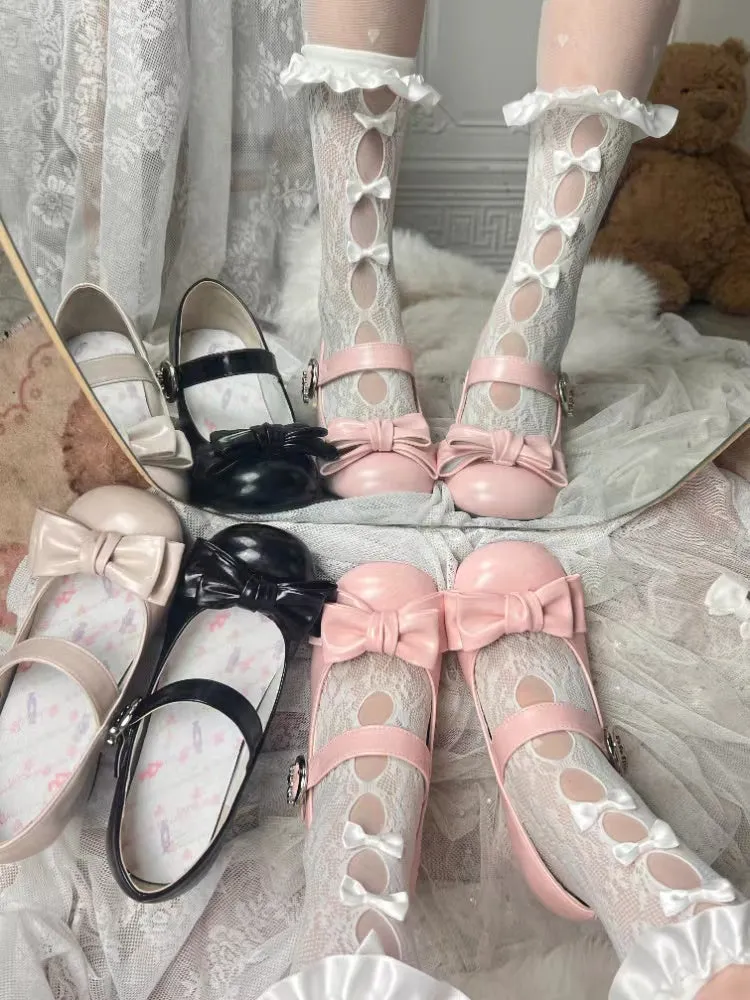 Grapefruit Lolita Bunny Muffin Low Heels High Heels Mary Jane Shoes