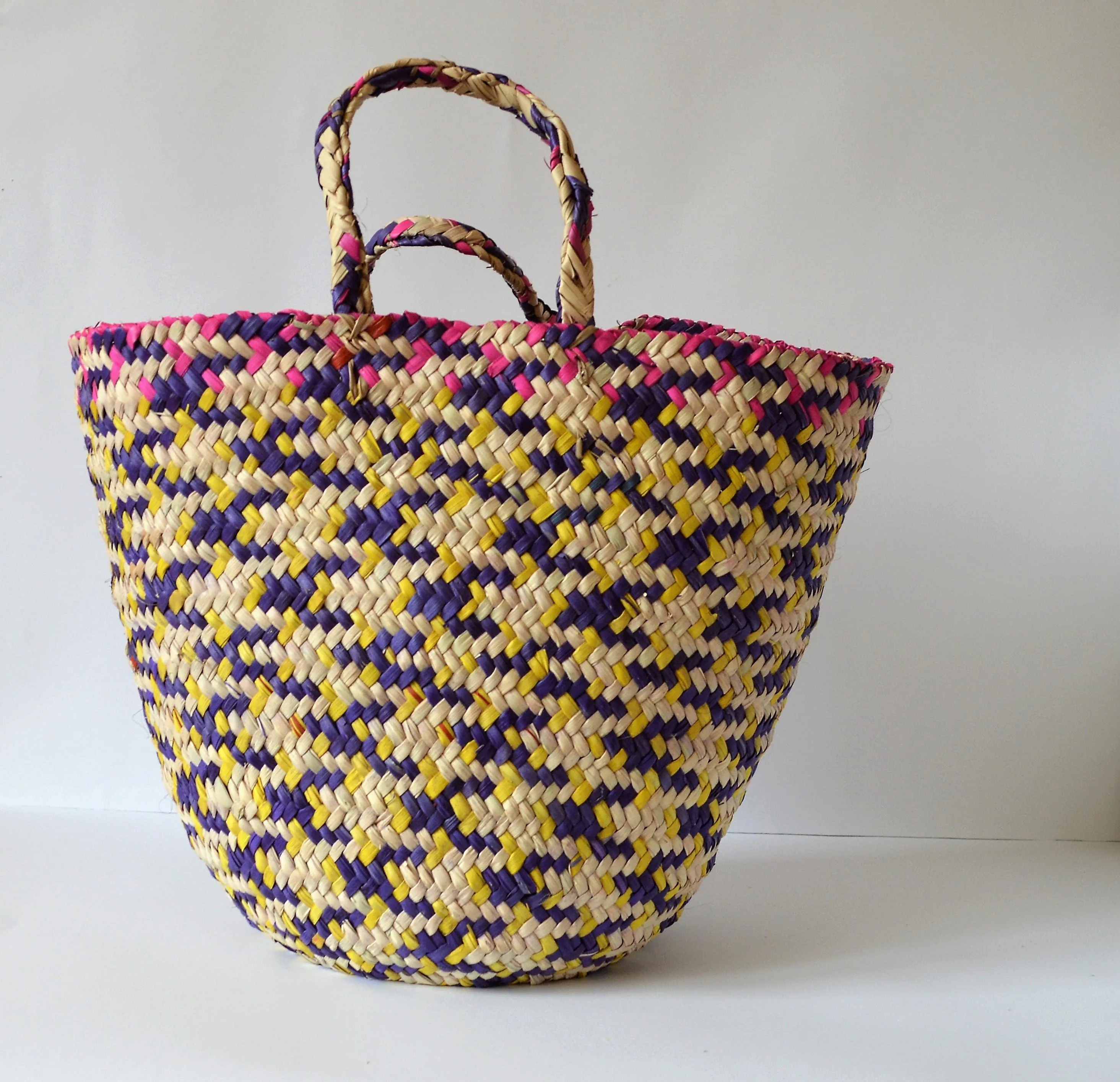 Market bag Nubian style, Fresh market basket