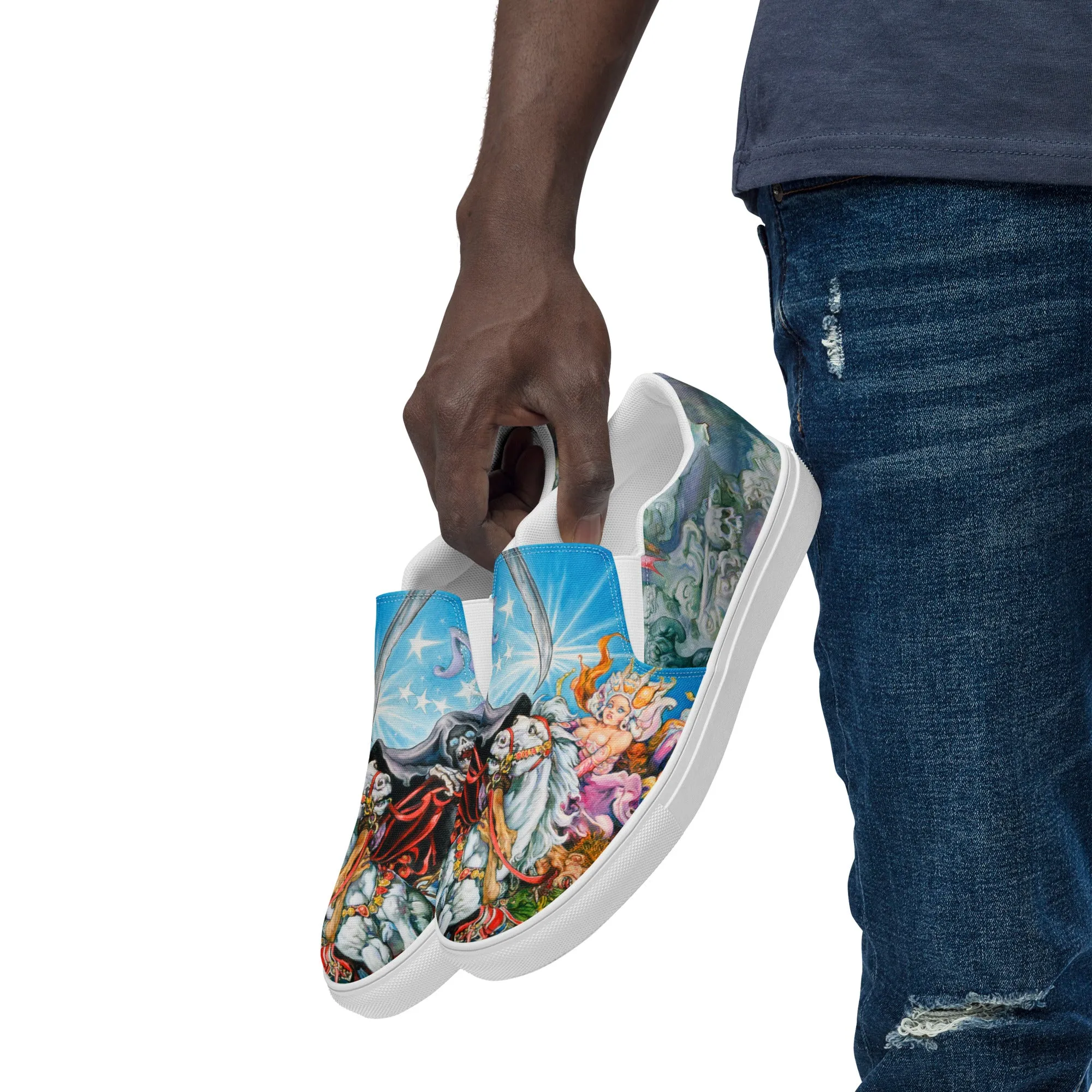 Men’s Mort slip-on canvas shoes *US SIZES SHOWN! USE CHART!