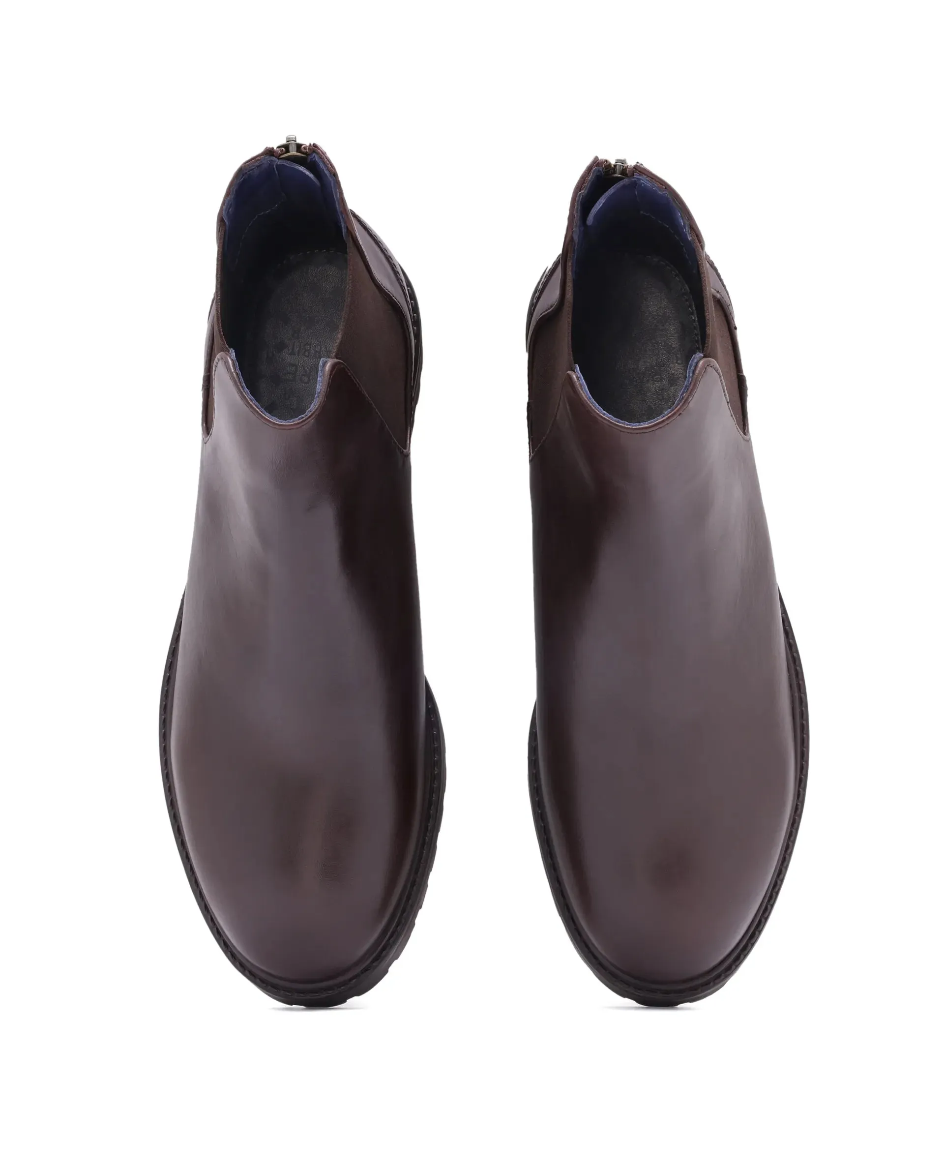 RARE RABBIT MEN'S GUM BROWN SHOES