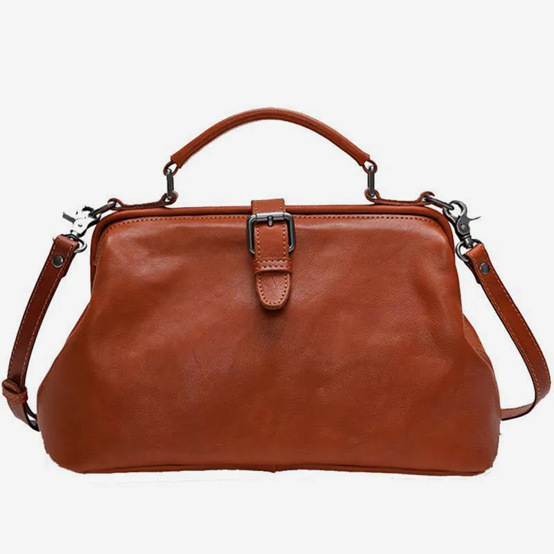 Retro Handmade Real Leather Handbag