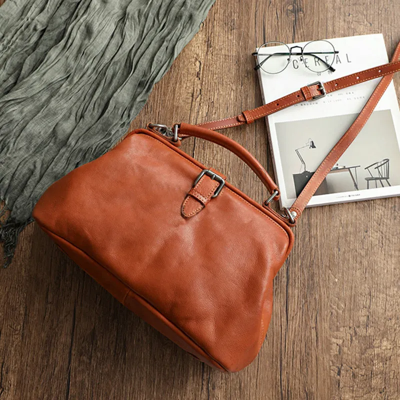 Retro Handmade Real Leather Handbag