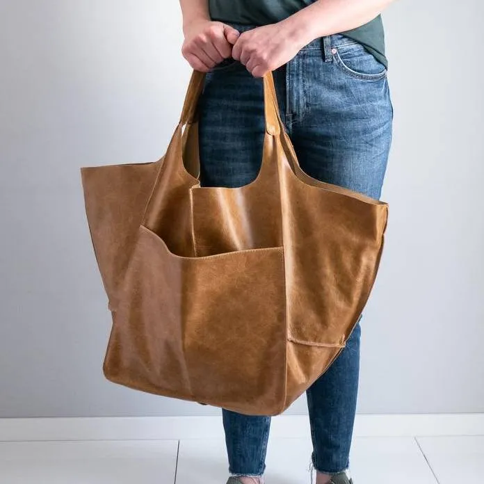 Vintage Oversized Tote Bag