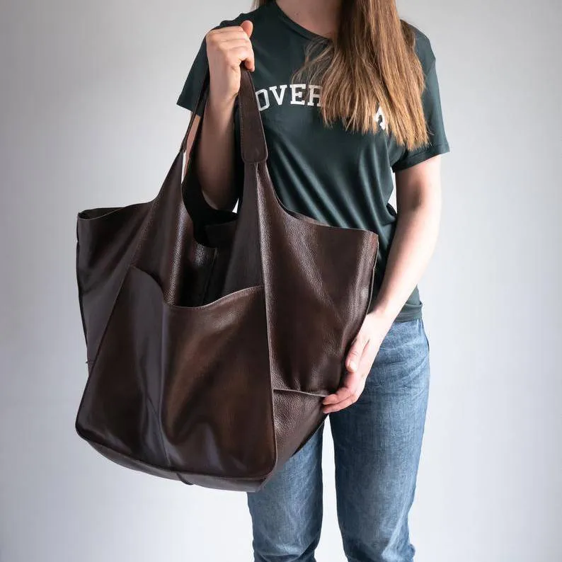 Vintage Oversized Tote Bag