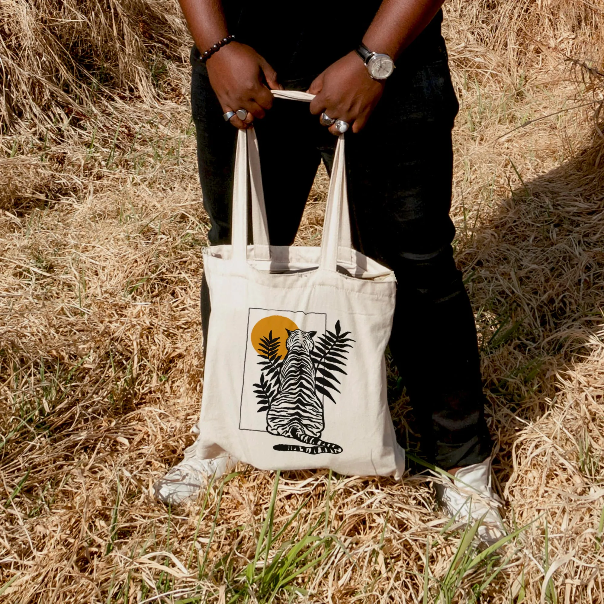 Vintage Tiger Tote Bag