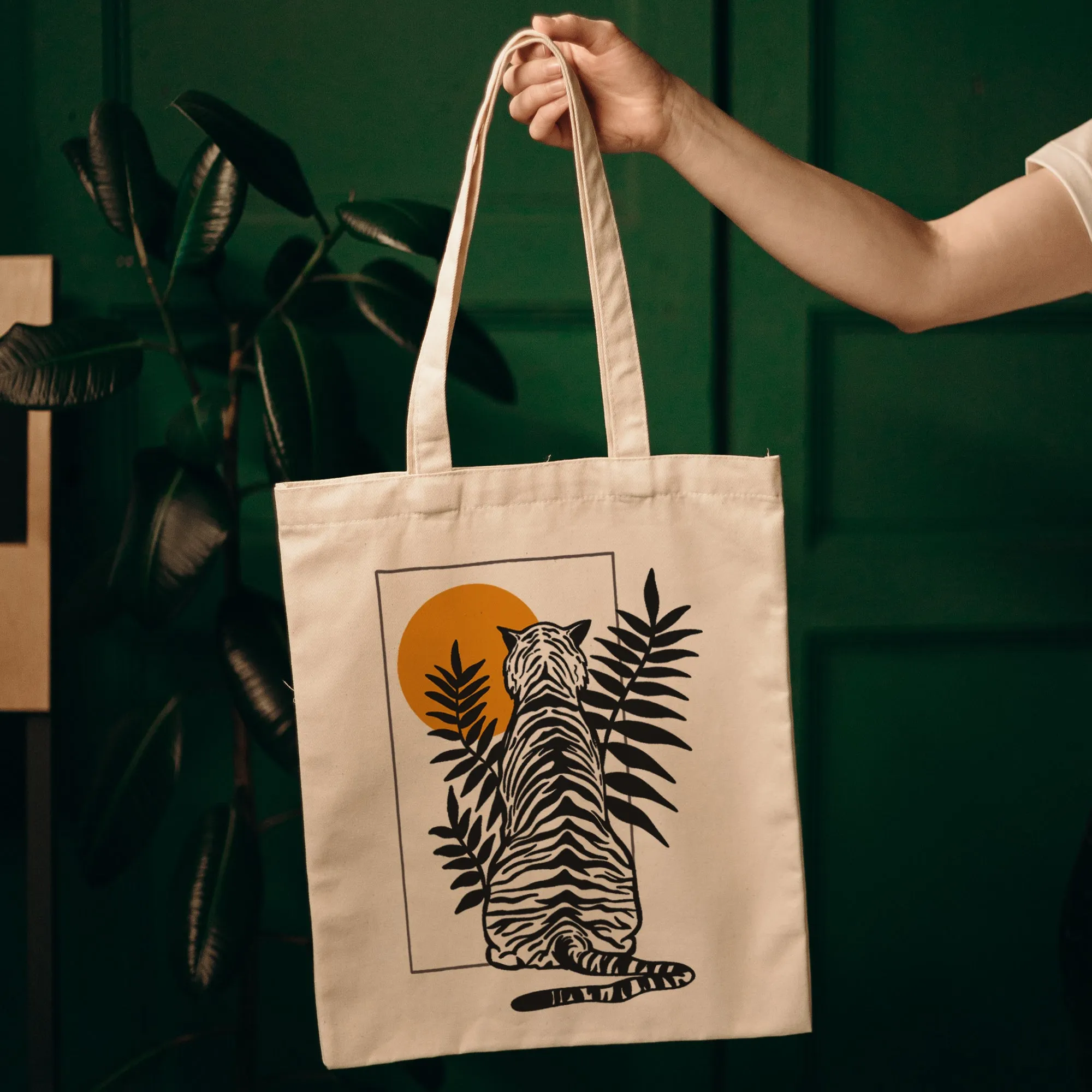 Vintage Tiger Tote Bag
