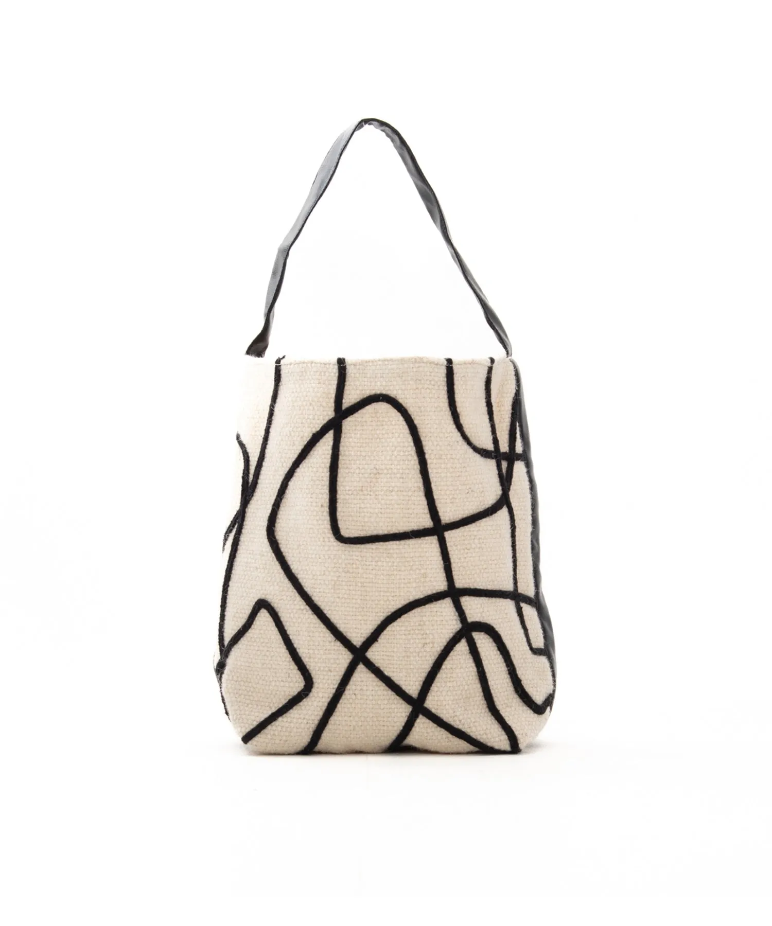【WOMEN】beej Tape line woven bag