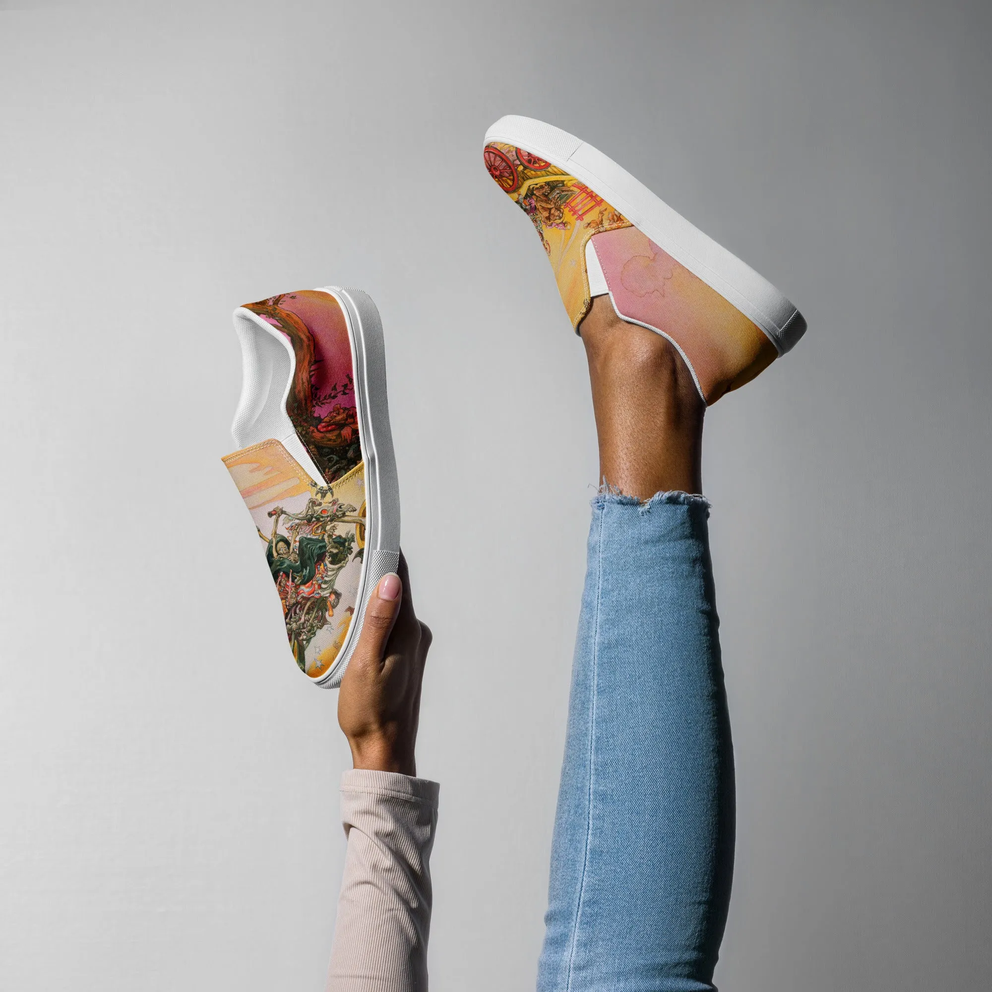 Women’s Soul Music slip-on canvas shoes *US SIZES SHOWN! USE CHART!