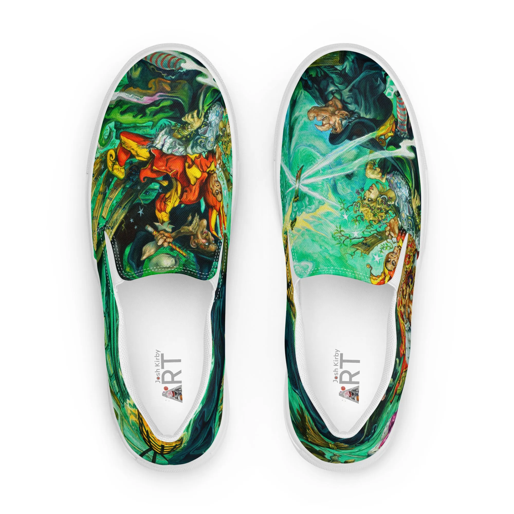 Women’s Wyrd Sisters slip-on canvas shoes *US SIZES SHOWN! USE CHART!